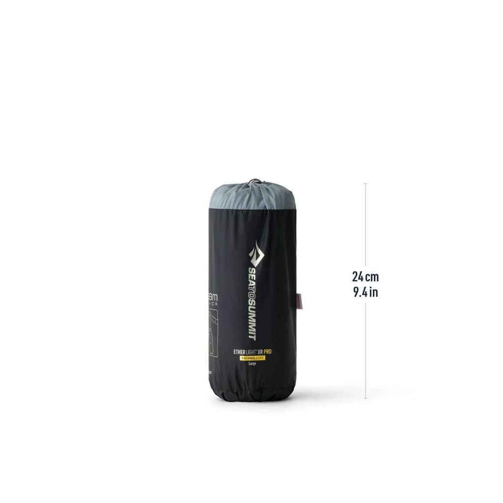 Matelas 4 saisons Sea to Summit Ether Light XR Pro Insulated Mat Regular - Noir