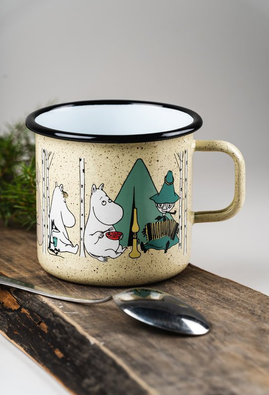 Mug émaillé Enamel mug 8dl Campers - Camping