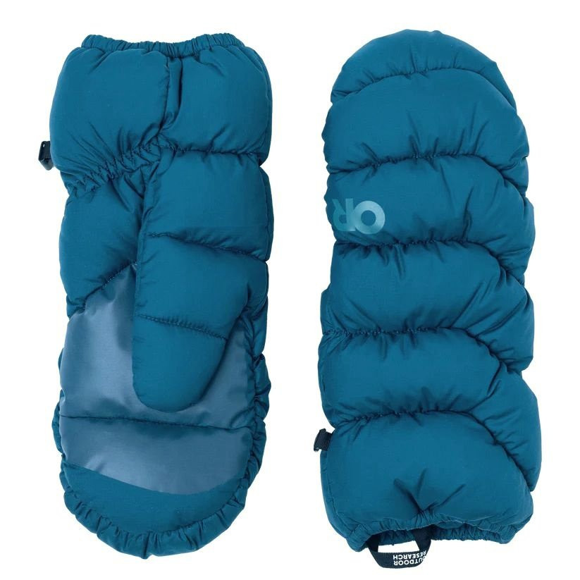 Outdoor Research Coldfront Down Mitts Harbor - Bleu / Blue