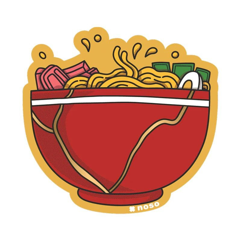 NoSo Patch Logo - Kintsugi Ramen