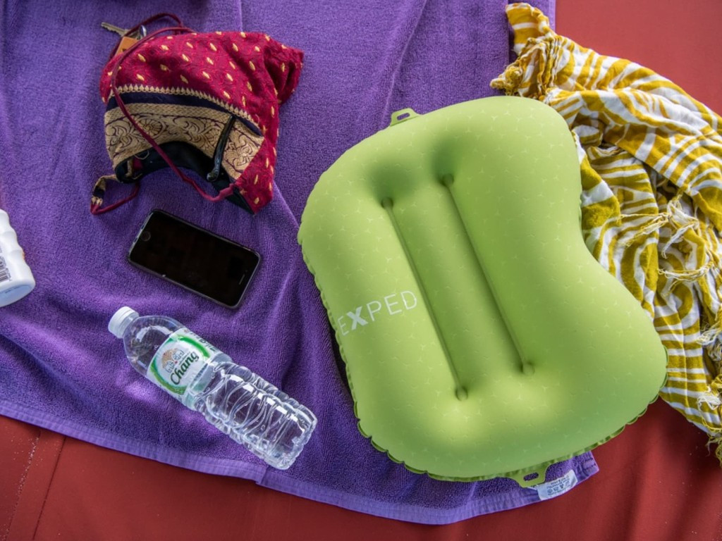 Exped Ultra Pillow - Oreiller De Camping Léger Compact Gonflable Confortable Pour Randonnée & Voyage