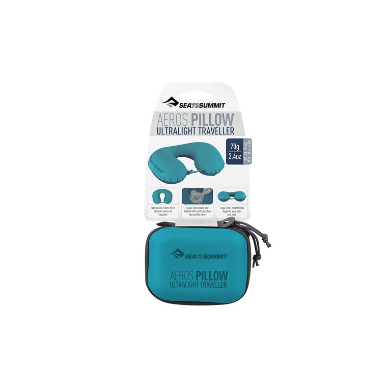 Oreiller De Voyage Aeros Premium Sea To Summit – Compact, Léger, Pour Montagne Et Randonnée