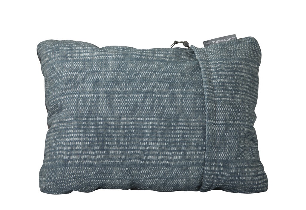 Oreiller Compressible Therm-a-Rest Stargazer Bleu - Grand Format Pour Camping, Neuf