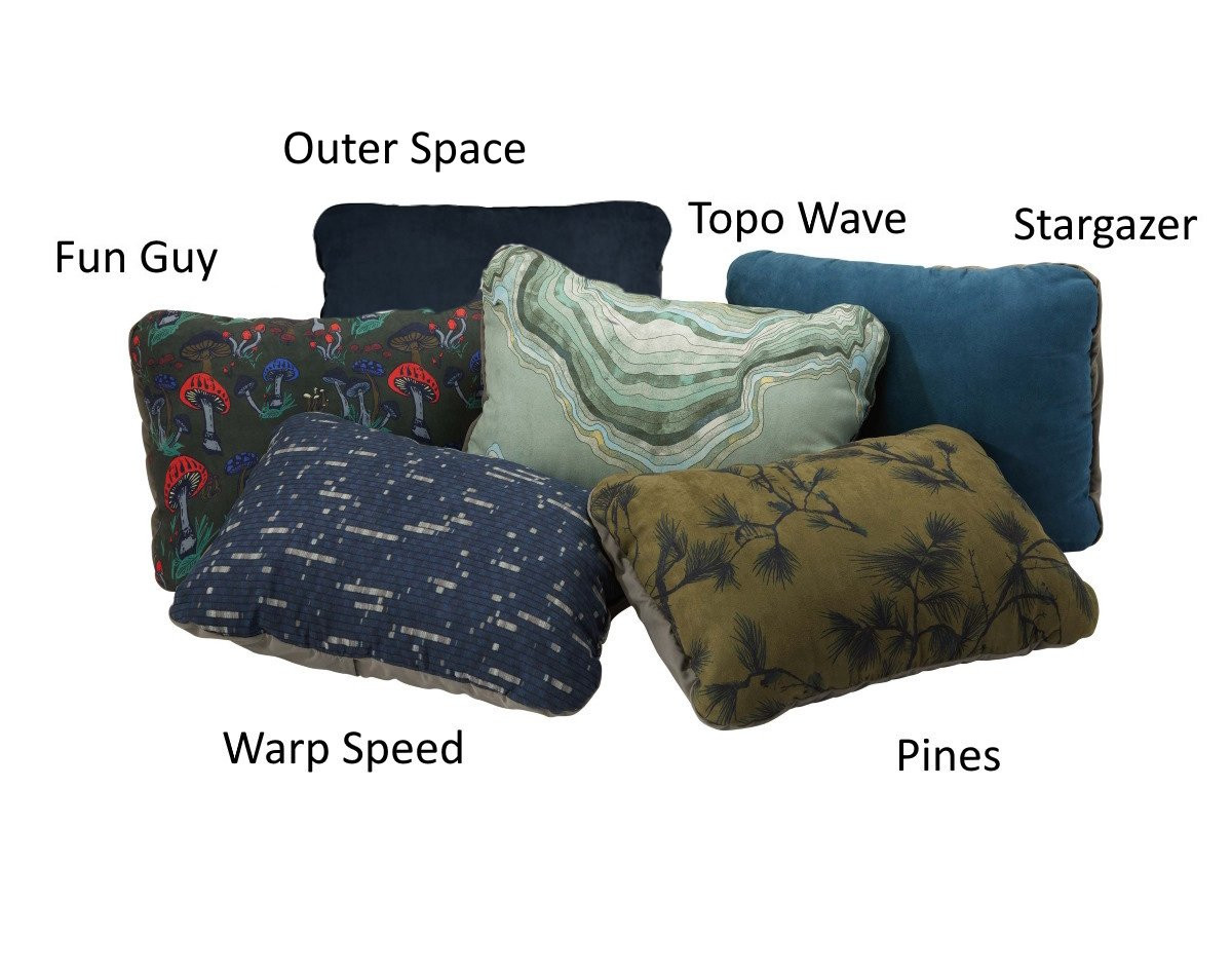Oreiller Compressible Therm-a-Rest Stargazer - Bleu, Grand, Camping - Neuf