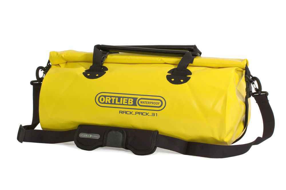 Sacs étanches Rack Pack Ortlieb pour le voyage et le vélo.