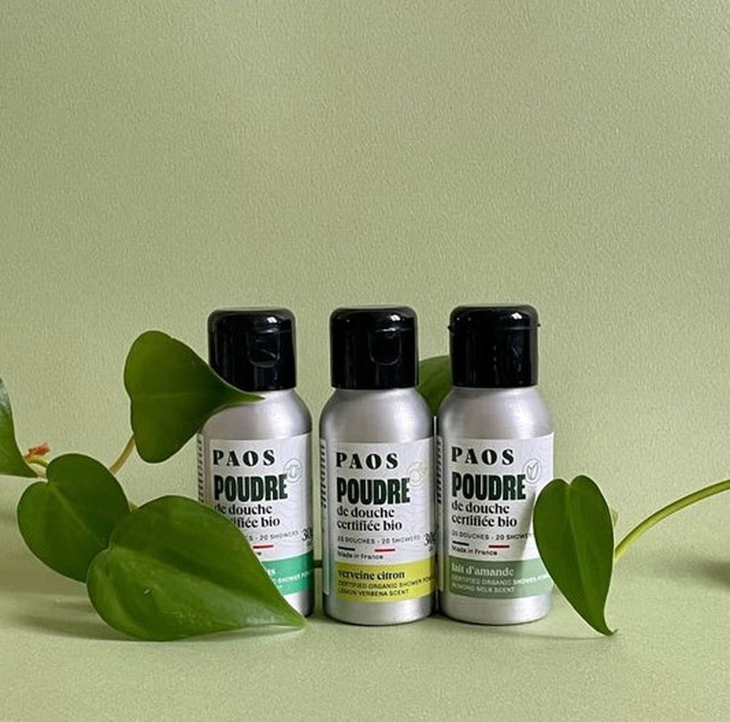 Paos poudre de douche certifié Bio - fleur de lotus