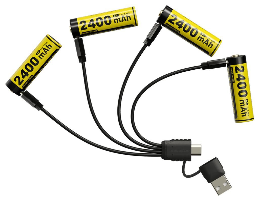 Nitecore Pack 4x Batteries NH2400