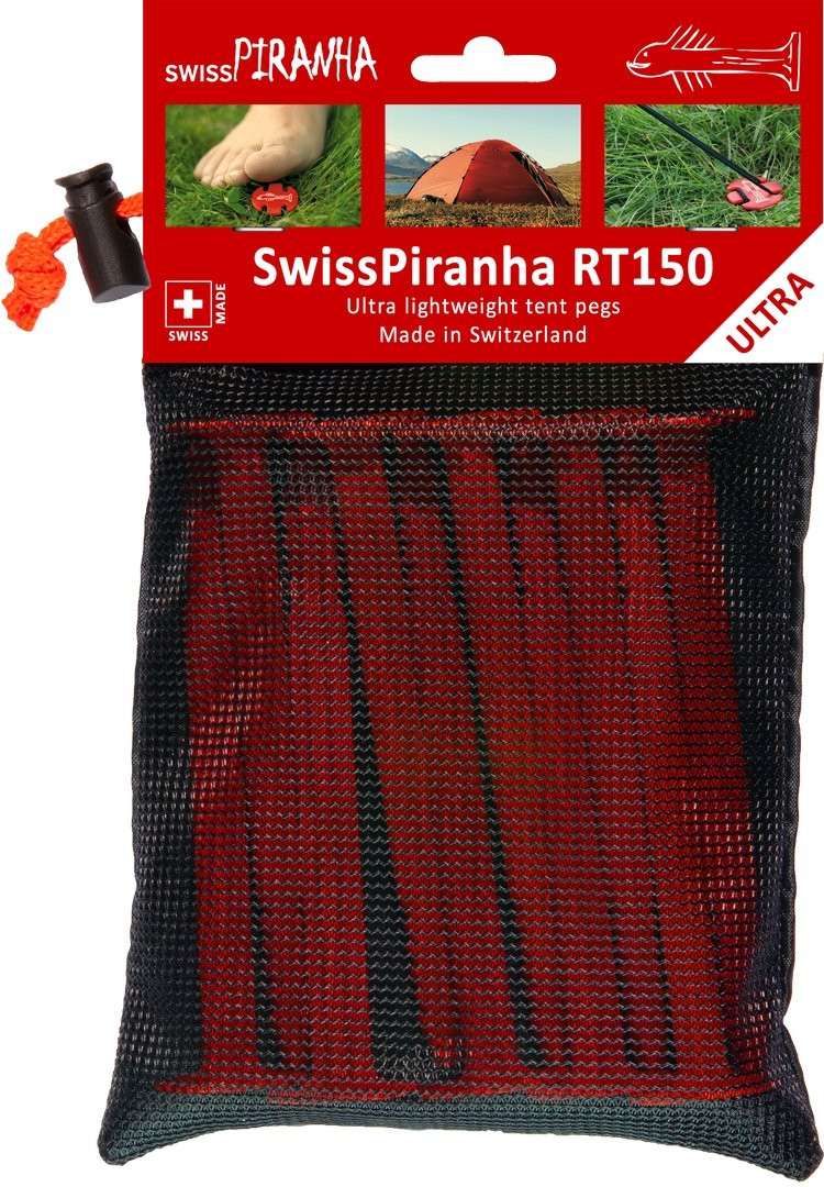 Piquet de tente de camping SwissPiranha RT150 - 15 cm