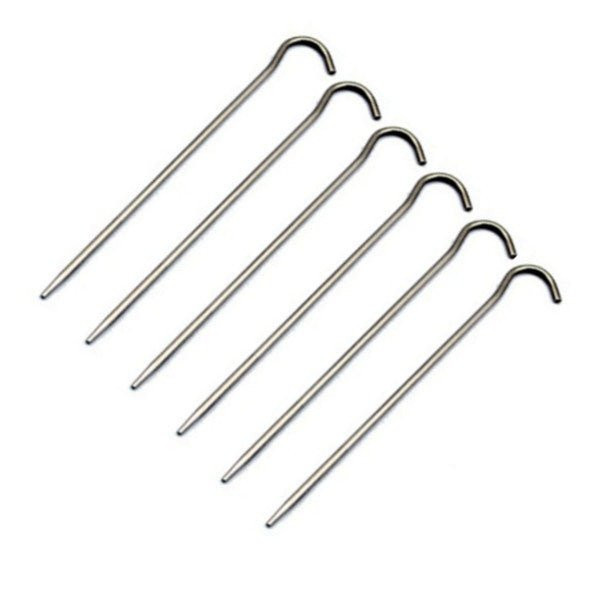 Pack de 6 piquets ultraléger Toaks Titanium Hook Peg