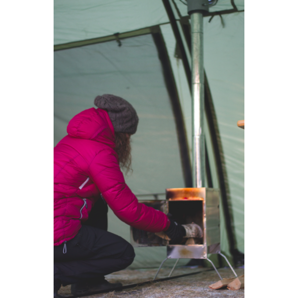 Poêle à bois Lavvu Vedovn pour tipis Helsport Acier Poêle à bois Lavvu Vedovn pour tipis Helsport Acier