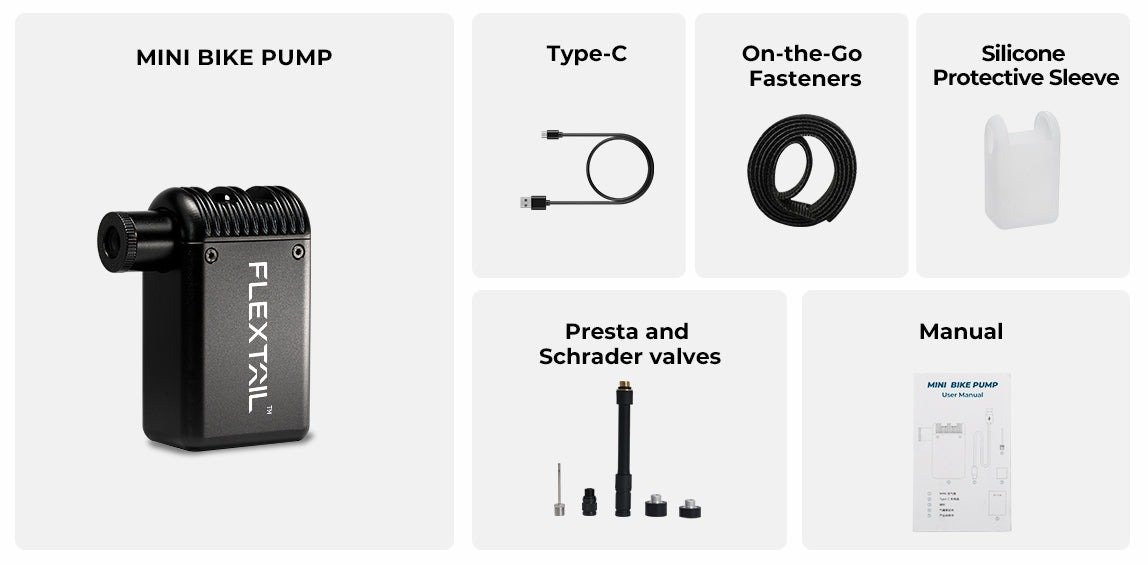 Manual bike pump clearance