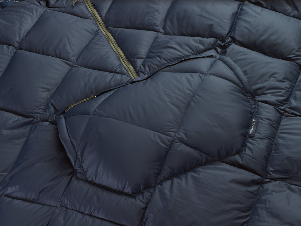 Thermarest Honcho Poncho Down Bleu