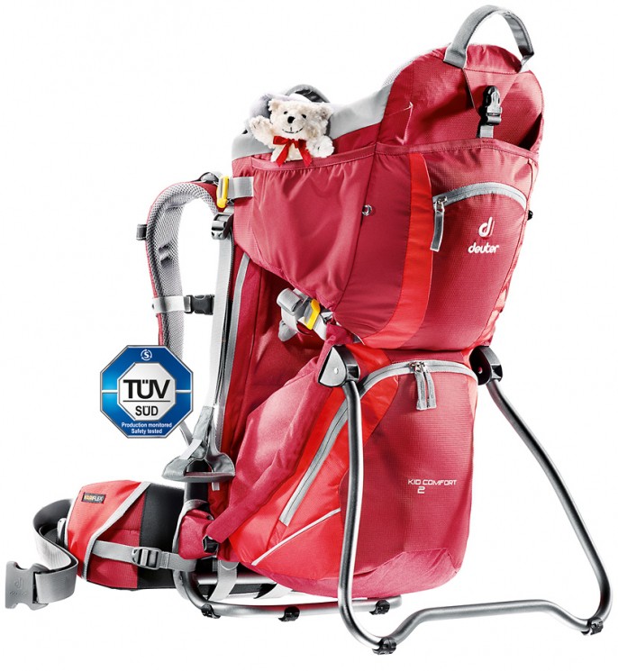 Kid confort 2, porte BB Deuter Système de portage d'enfant en randonnée