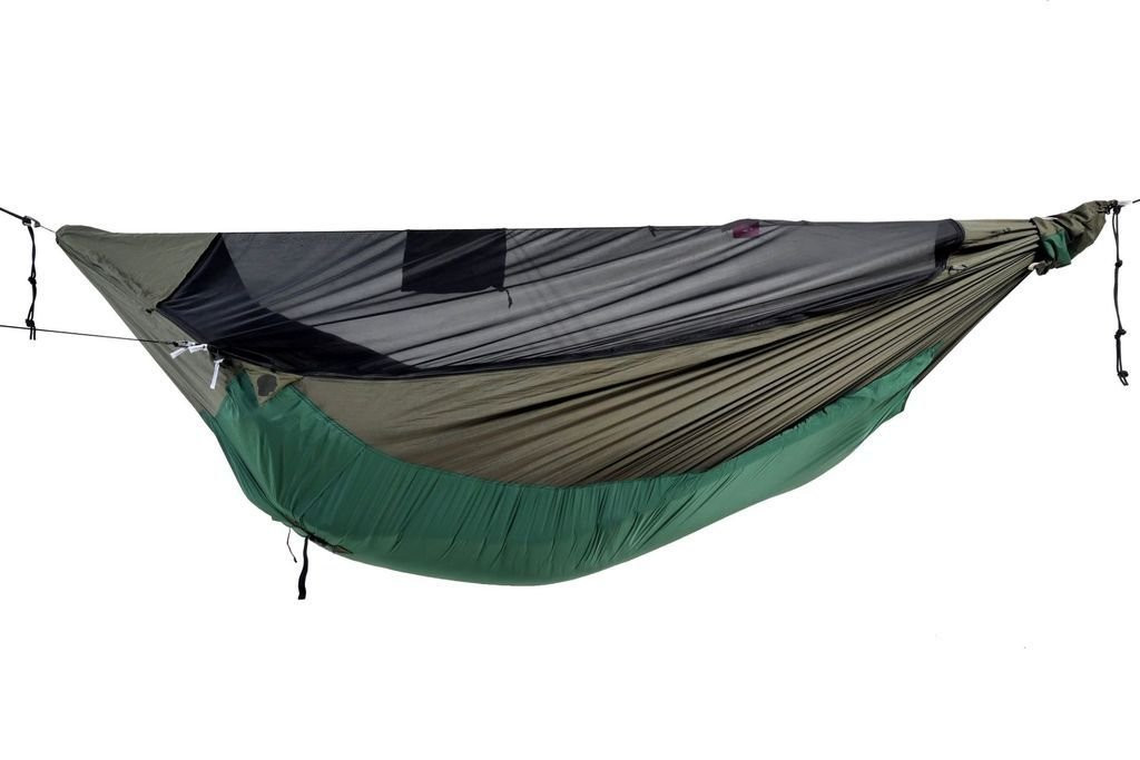 Hamac avec moustiquaire et emplacement matelasTicket To The Moon Pro Mat Hammok - Vert Forêt