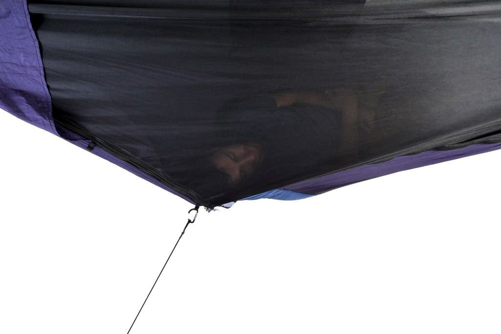 Hamac avec moustiquaire et emplacement matelasTicket To The Moon Pro Mat Hammok - Bleu Marine
