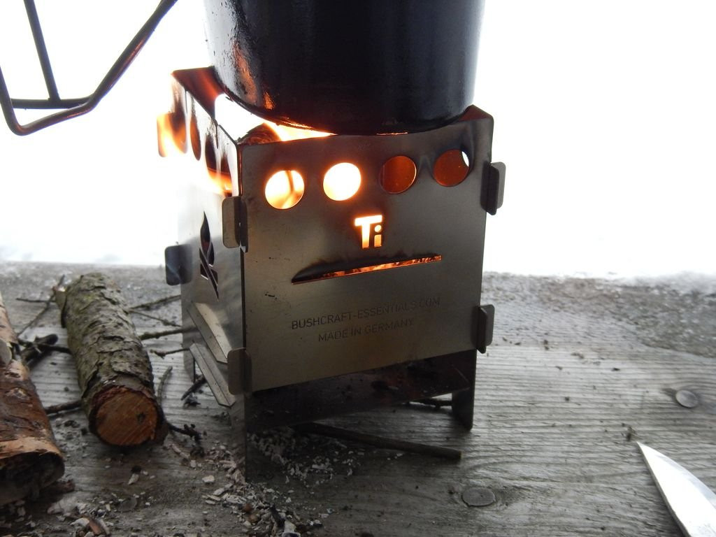 Réchaud à bois Bushbox titanium