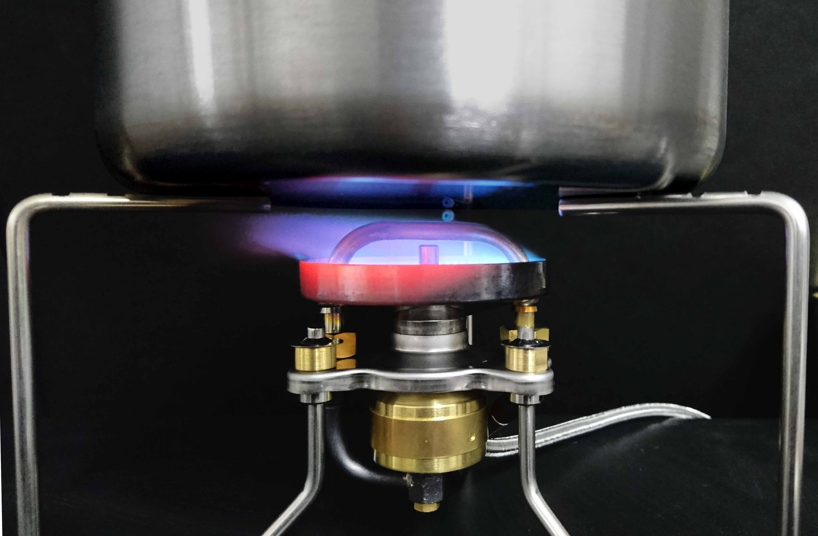 Réchaud multicombustible Soto StormBreaker : essence et gaz