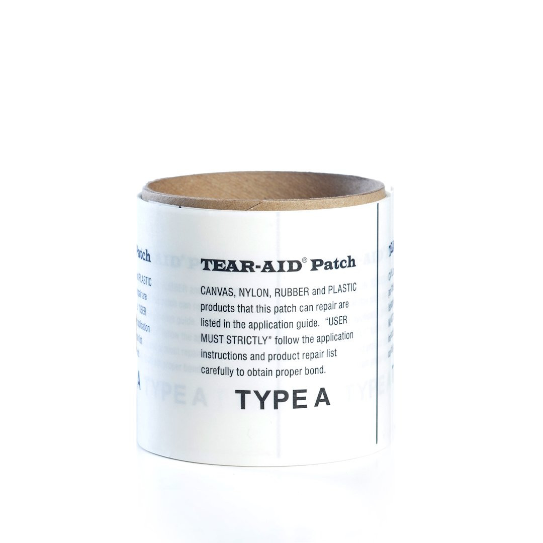 Kit De Réparation Tear-Aid Type A - Patch Ultra Résistant 6x3 Pouces - Pour Tissus, Cerfs-volants, Tentes - Étanche