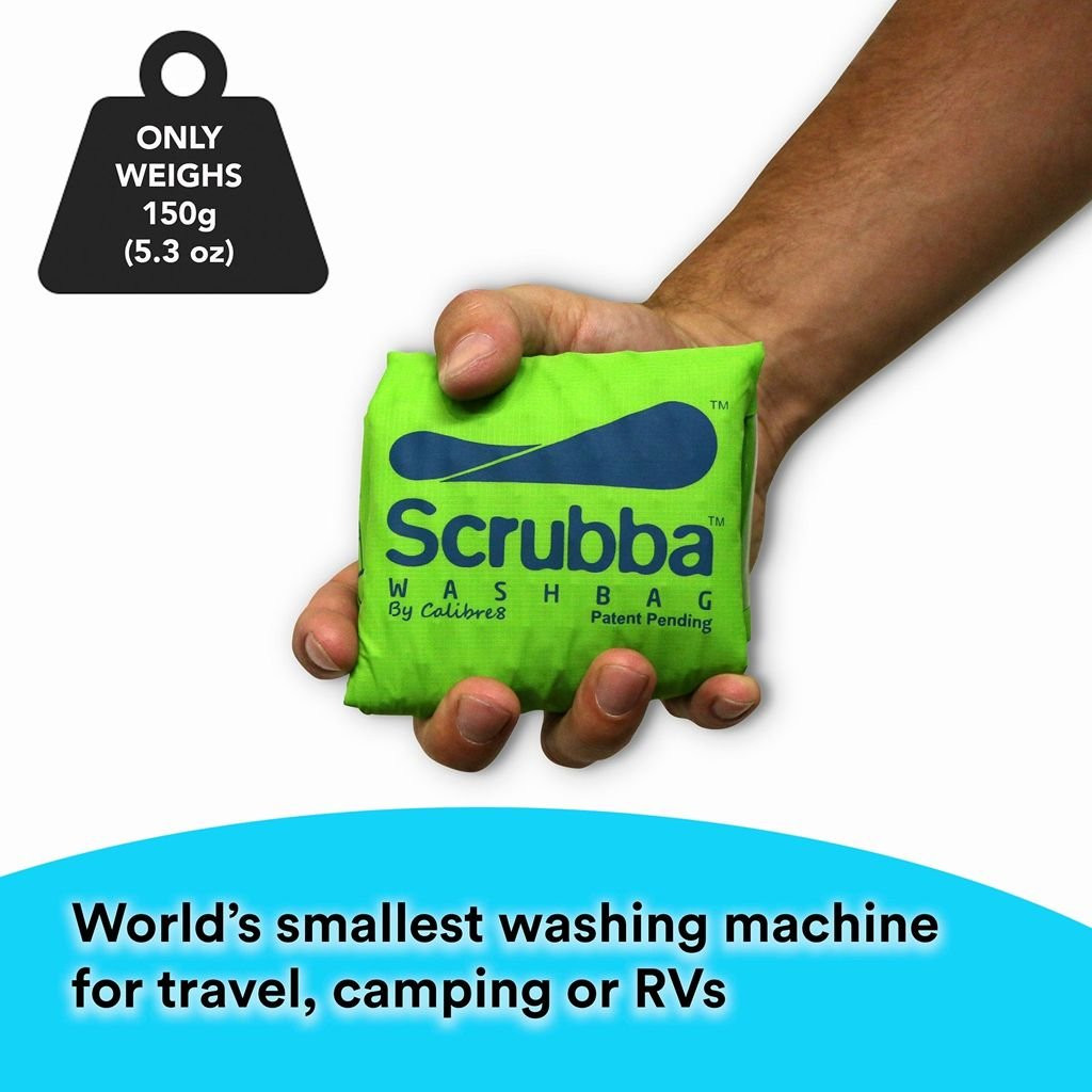 Scrubba Washbag : Sac à lessive - Lave-linge portatif manuel pour le voyage  et le camping