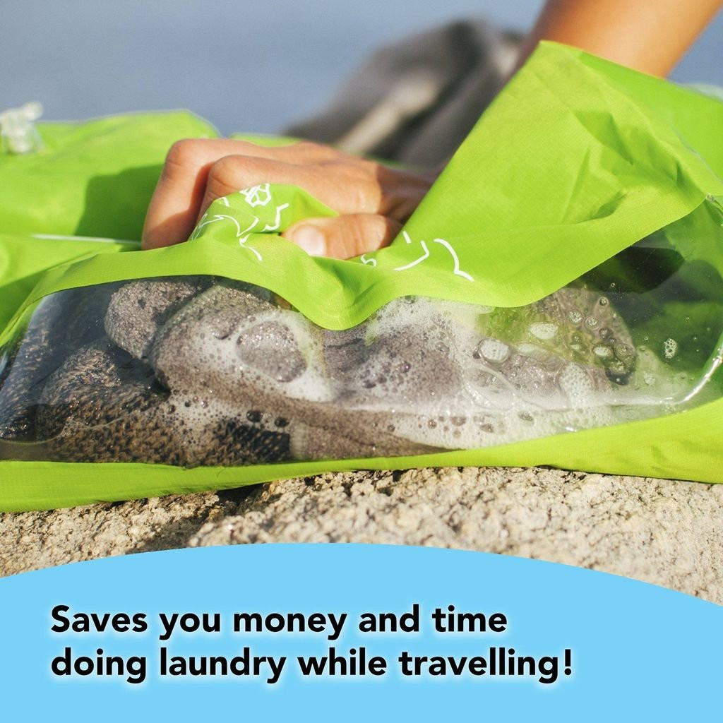 Scrubba Washbag : Sac à lessive - Lave-linge portatif manuel pour le voyage  et le camping