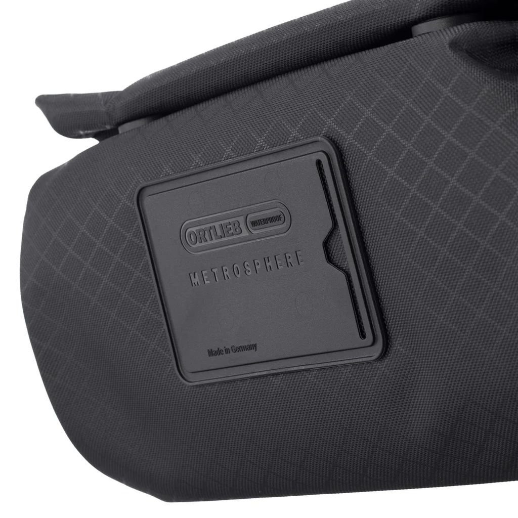 Sacoche de guidon légère et imperméable Ortlieb Sling-Bag Metrosphere - Noir/Black Embossed