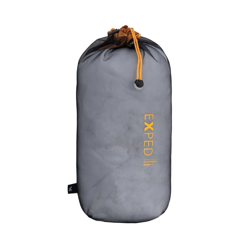 Sac de rangement léger en filet Exped StuffBag Mesh 3L Gold