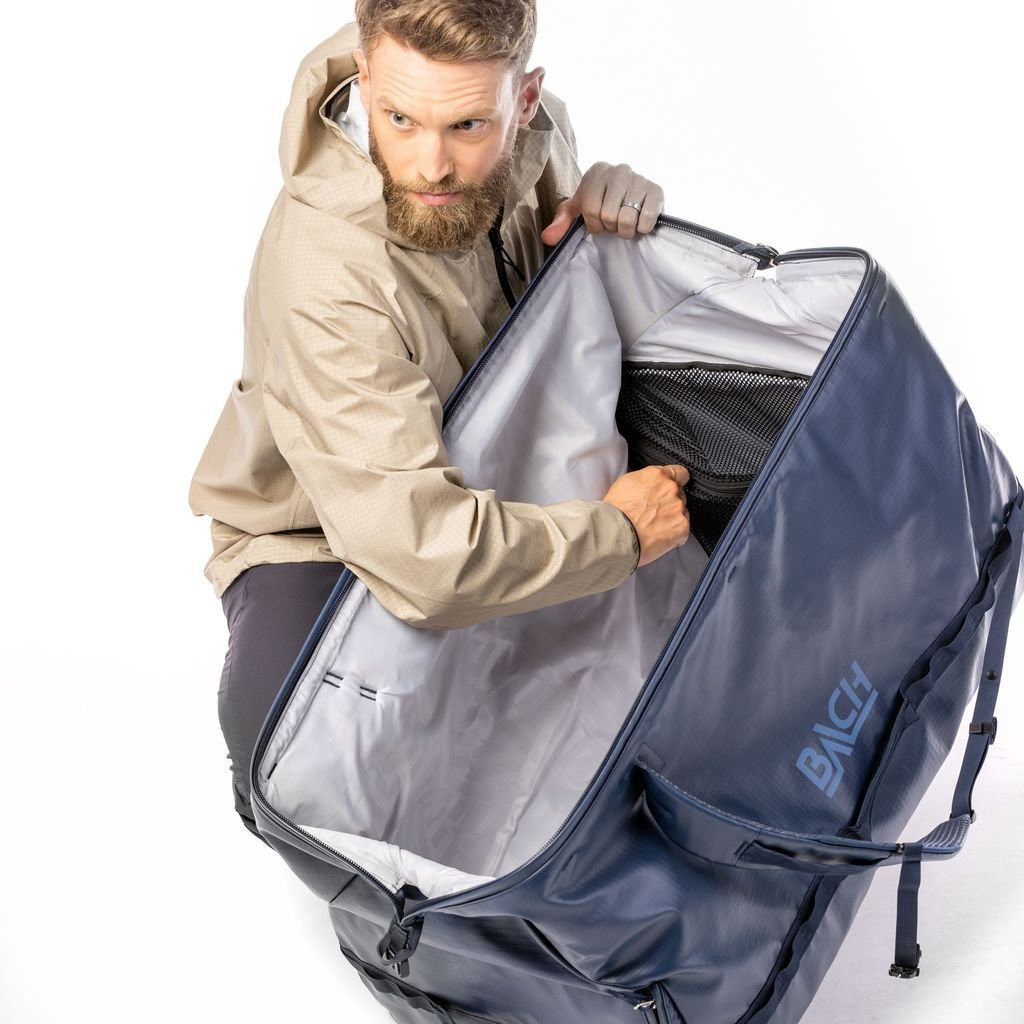 Grand Sac De Voyage Imperméable Earth Pak 70L Bleu - Neuf Sous Sachet