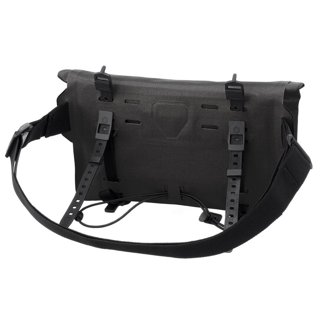 Petite sacoche de bikepacking légère et imperméable Ortlieb Velo-Sling - Noir/Black Matt