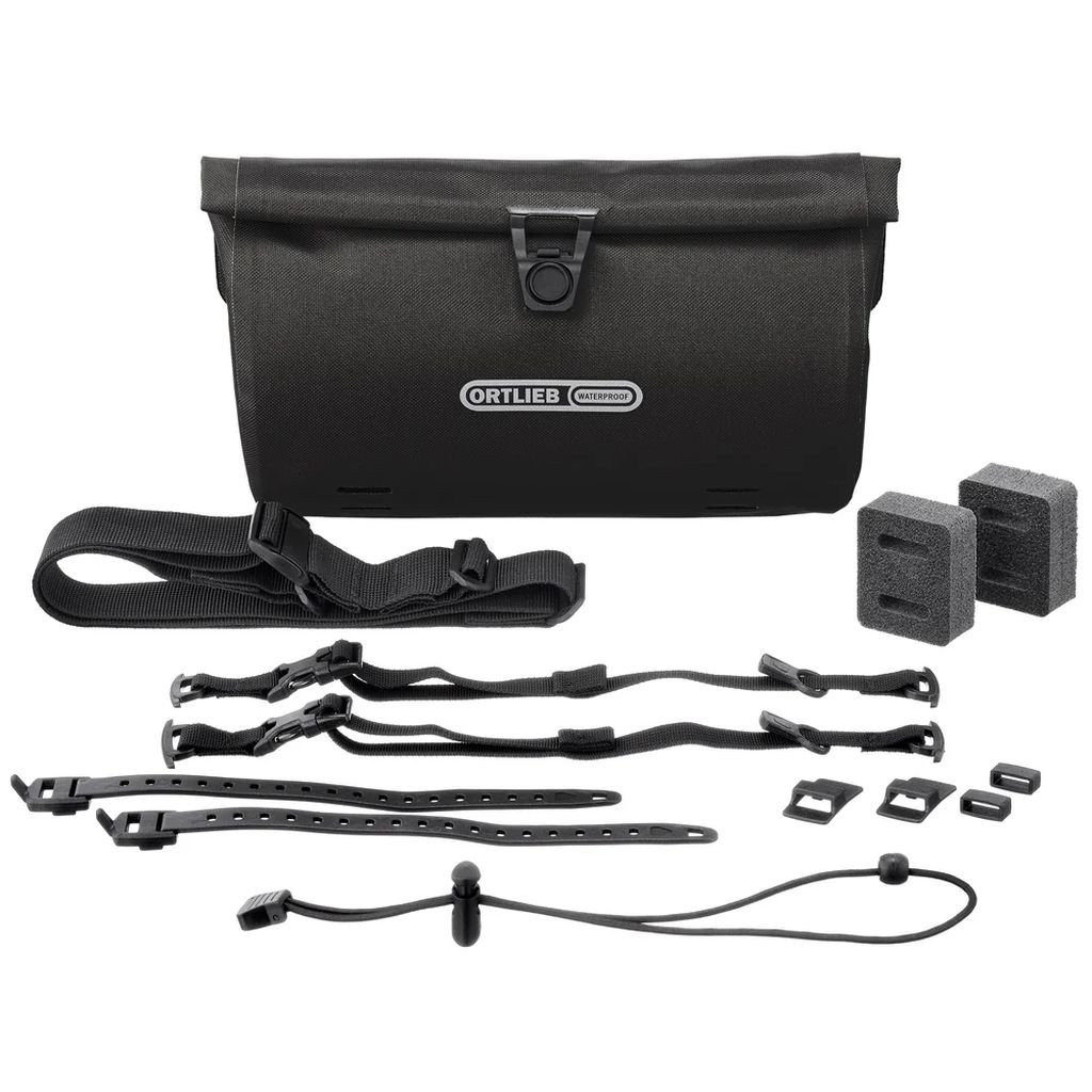 Petite sacoche de bikepacking légère et imperméable Ortlieb Velo-Sling - Noir/Black Matt