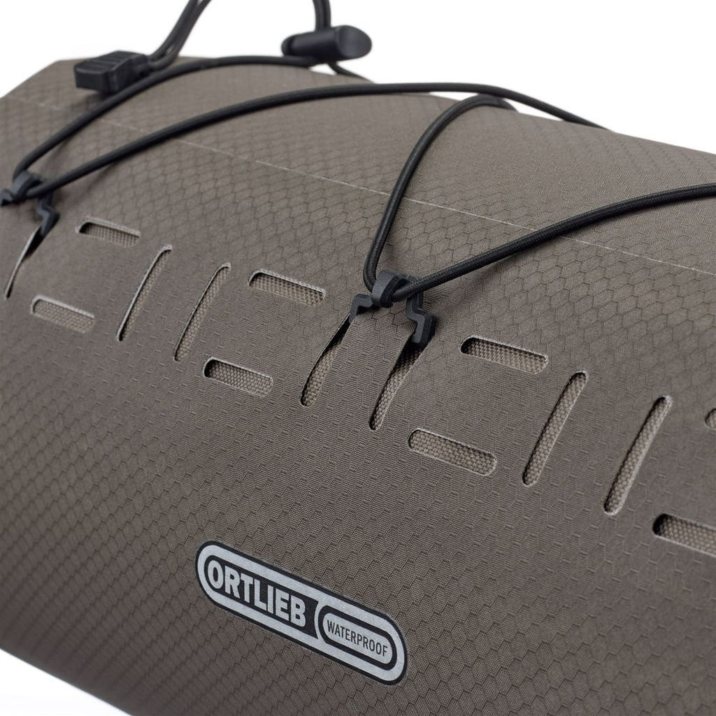 Sacoche bikepacking imperméable et multifonctionnelle Ortlieb Dry-Pack - 16 L Sable/Dark Sand 