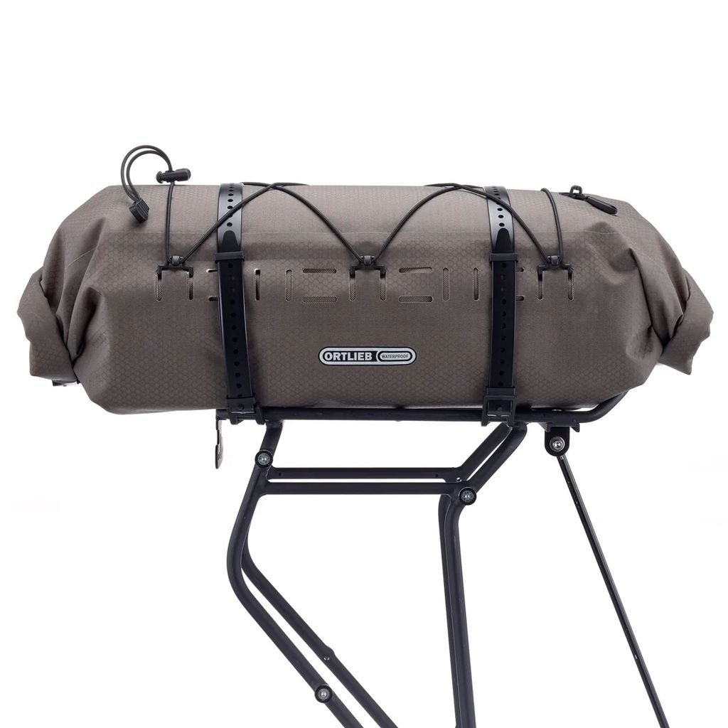 Sacoche bikepacking imperméable et multifonctionnelle Ortlieb Dry-Pack - 16 L Sable/Dark Sand 