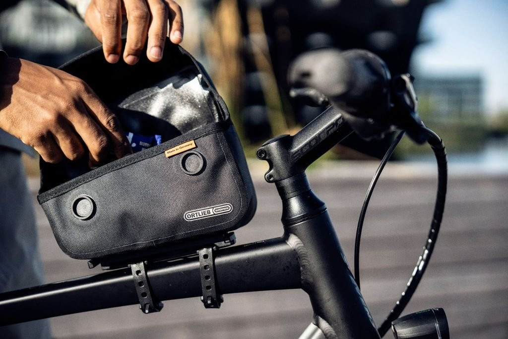 Sacoche de tube bikepacking Ortlieb Toptube-Bag - Noir