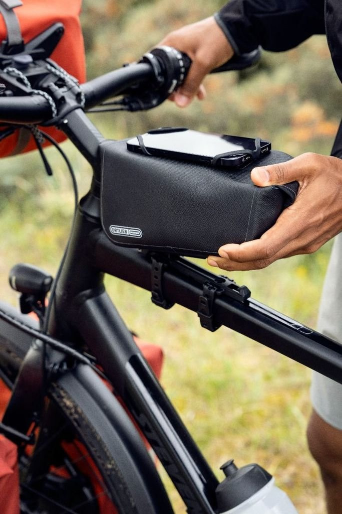 Sacoche de tube bikepacking Ortlieb Toptube-Bag - Noir