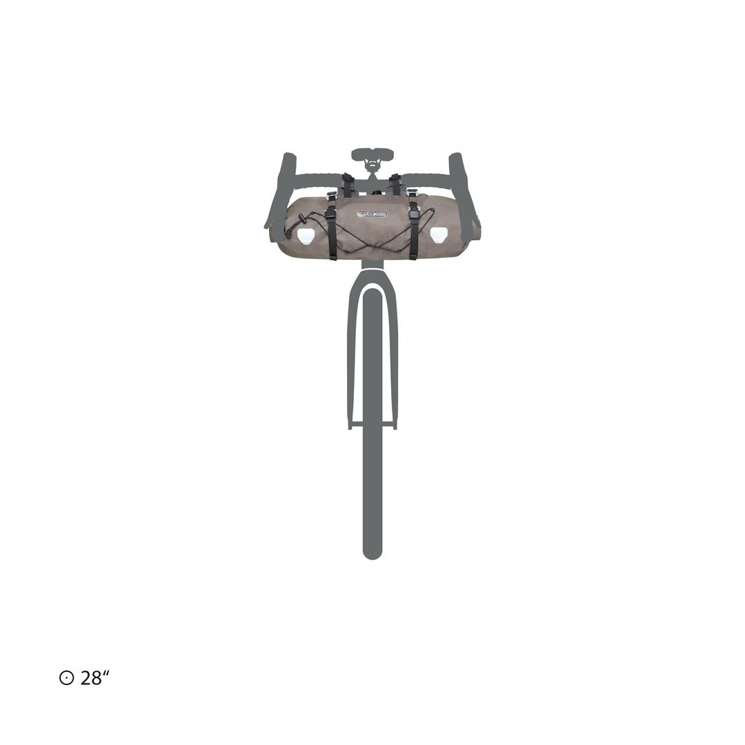 Sacoche de guidon bikepacking Ortlieb Handlebar-Pack Sable / Sand