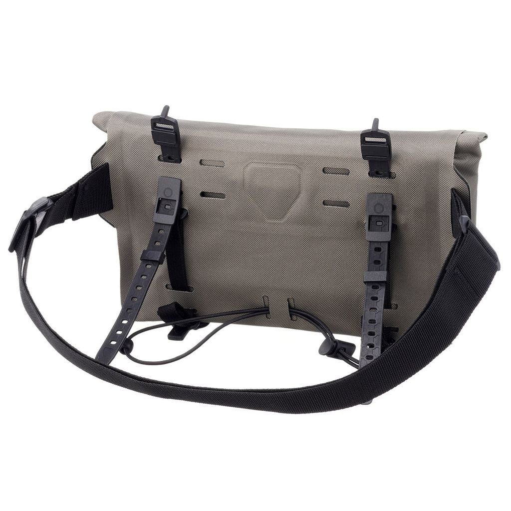 Petite sacoche de bikepacking légère et imperméable Ortlieb Velo-Sling - Sable/Dark Sand