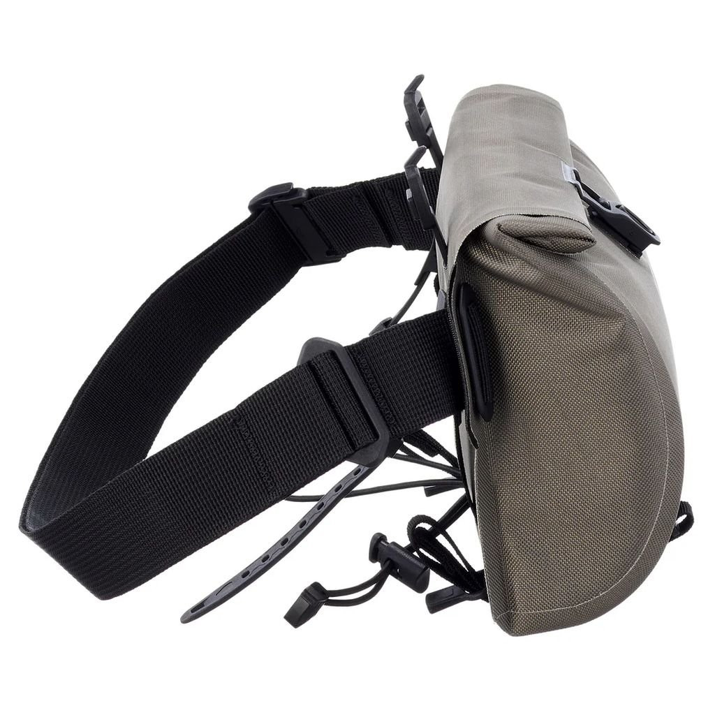 Petite sacoche de bikepacking légère et imperméable Ortlieb Velo-Sling - Sable/Dark Sand
