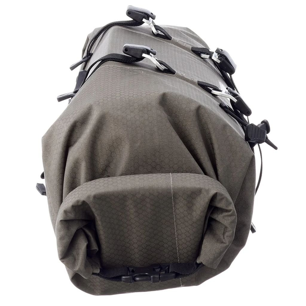 Sacoche de guidon de bikepacking légère et imperméable Ortlieb Handlebar-Pack Flex - 15 L - Sable