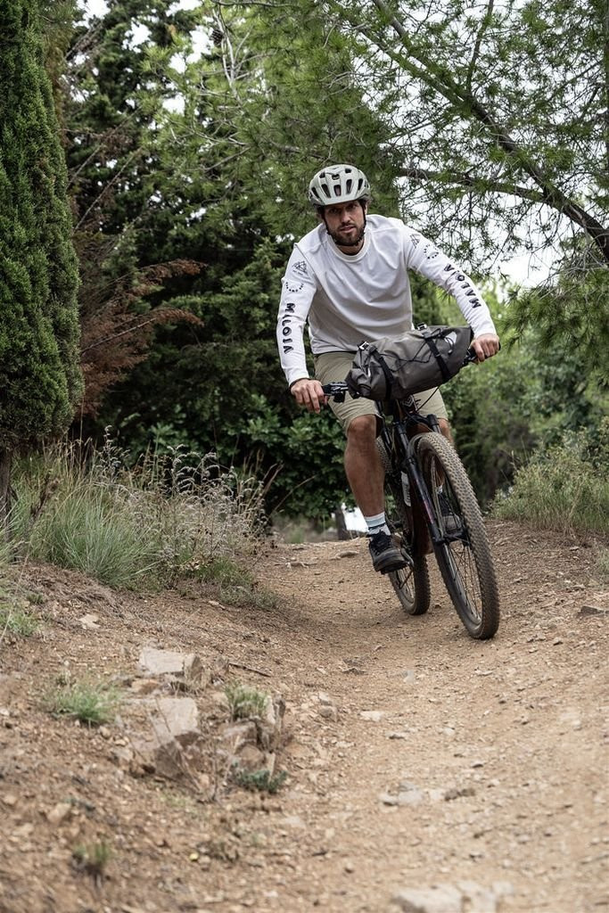 Sacoche de guidon de bikepacking légère et imperméable Ortlieb Handlebar-Pack Flex - 15 L - Sable