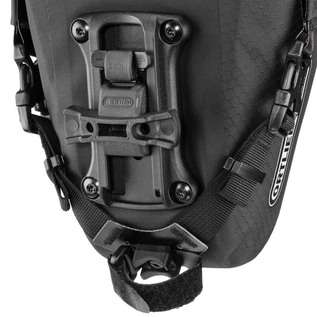 Sacoche de selle bikepacking léger et imperméable Ortlieb Saddle-Bag - 1,6 L - Noir/Black Matte