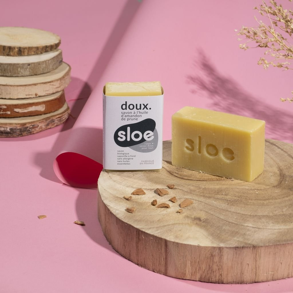 Savon saponifié à froid Bio Sloé Doux Savon à Froid 100 G