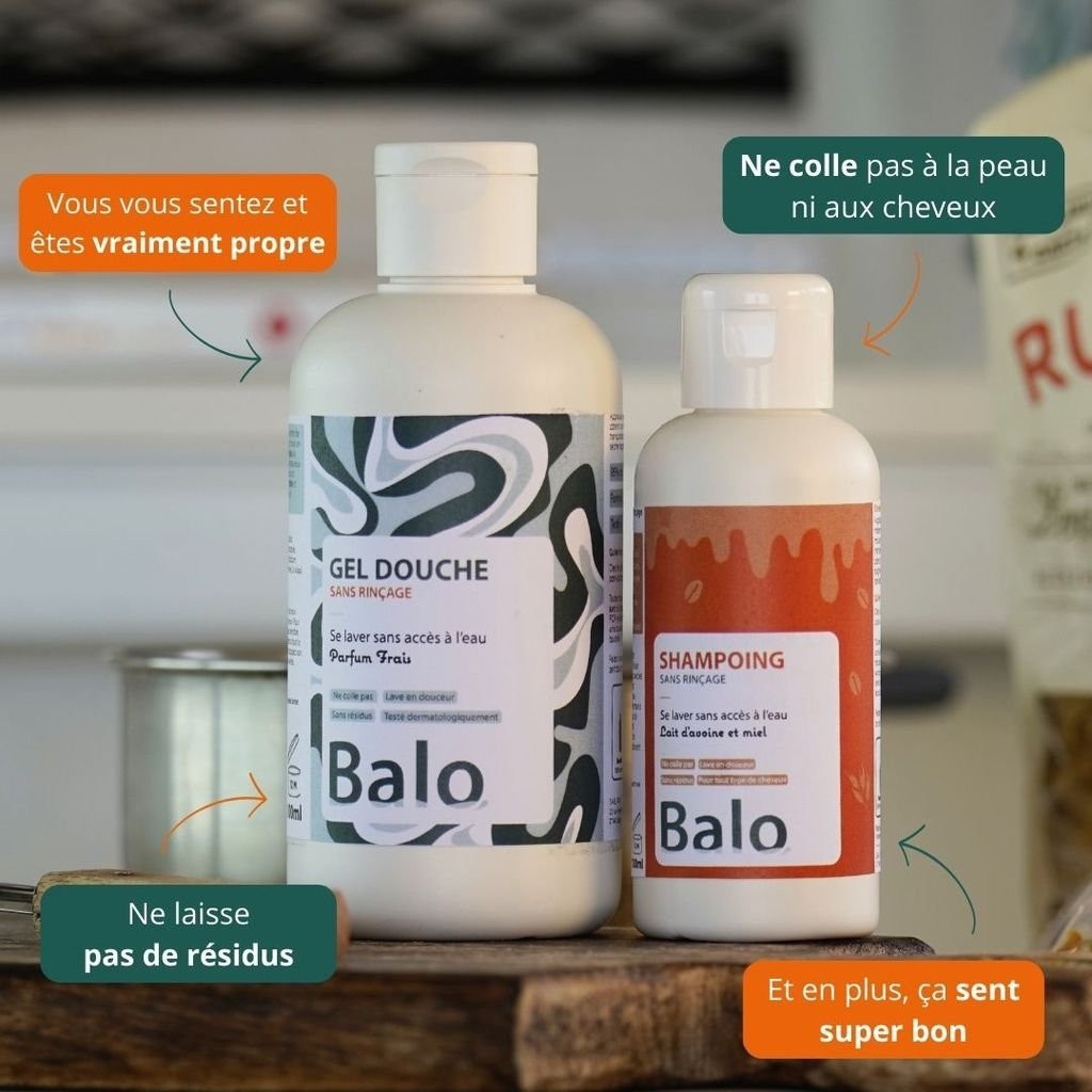 Balo Gel Douche sans rinçage 250 ml