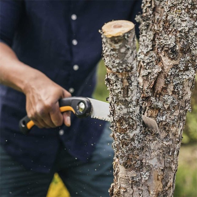 Fiskars Scie pliable Plus SW69 – 21 cm