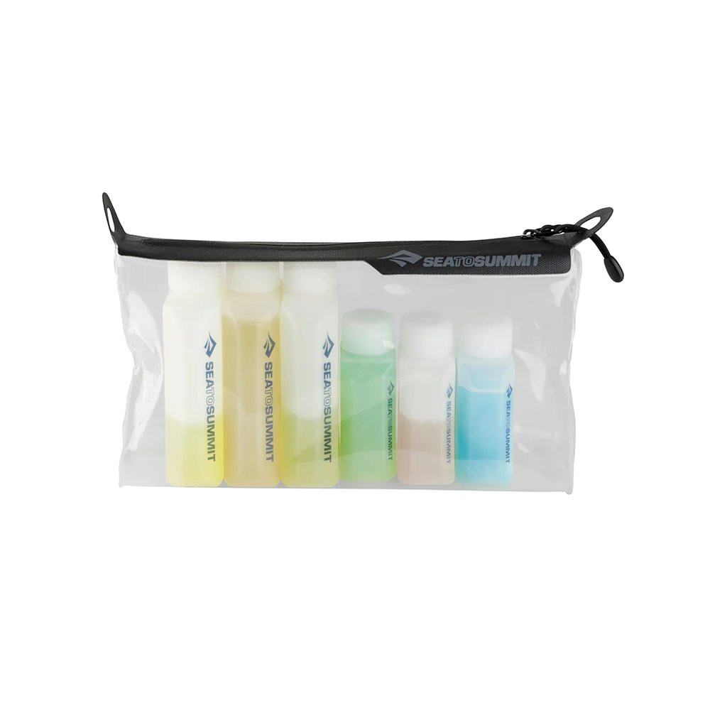 Pochette 960ml securite aeroport avion transport de liquide en bagage a main et cabine