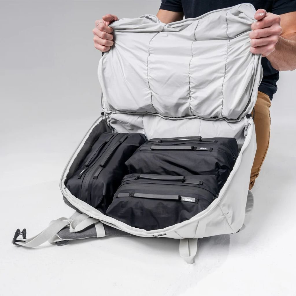Ensemble de 3 sacs de forme cubique Matador Gear Cube 3-pack -Blanc