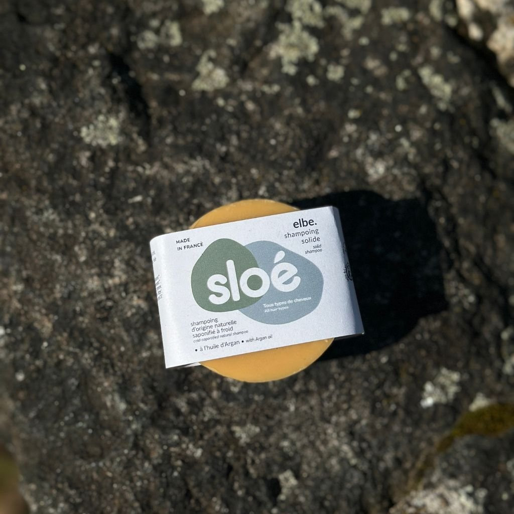 Sloé Shampoing Solide Elbe à l'huile d'argan parfum fleur d'oranger