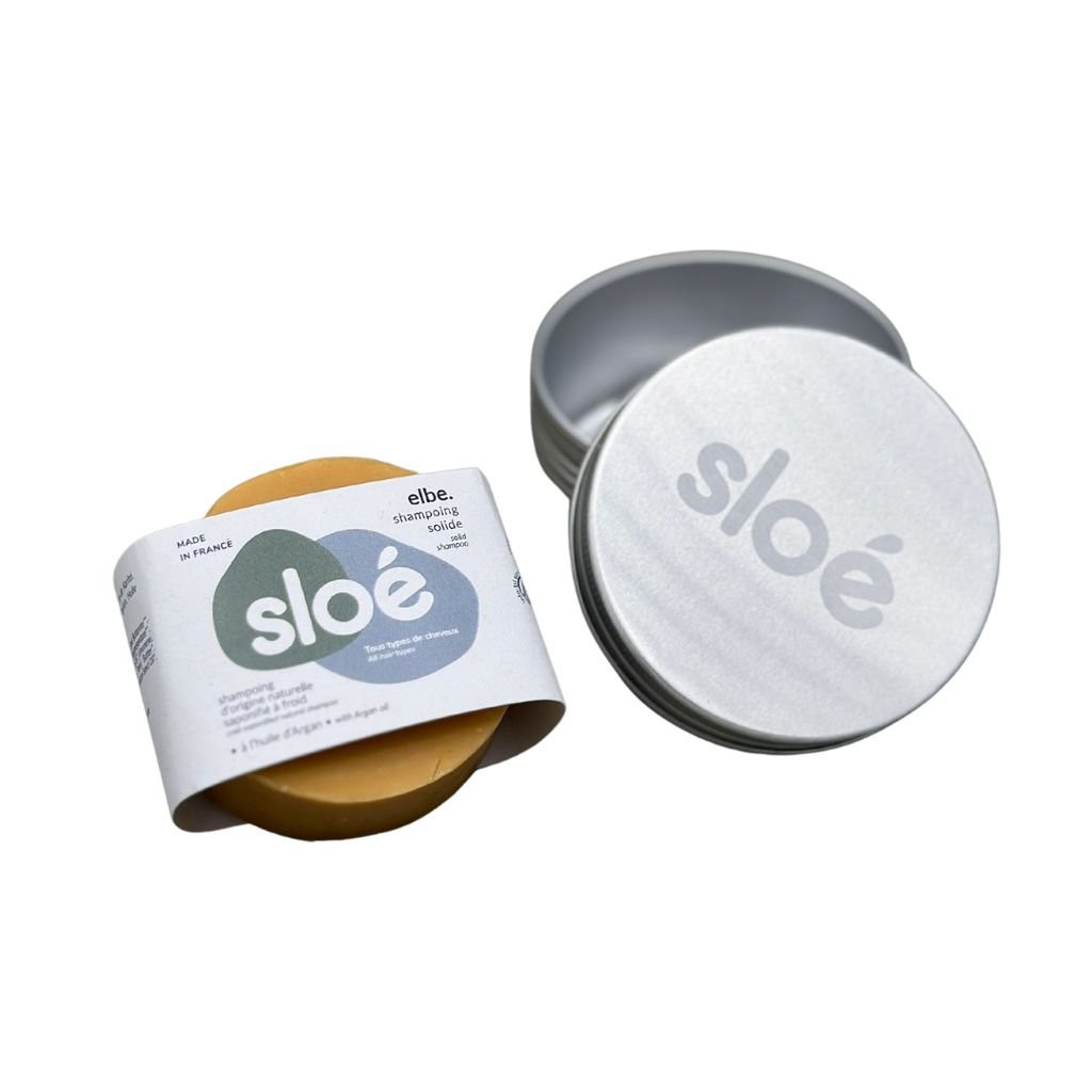 Sloé Shampoing Solide Elbe à l'huile d'argan parfum fleur d'oranger