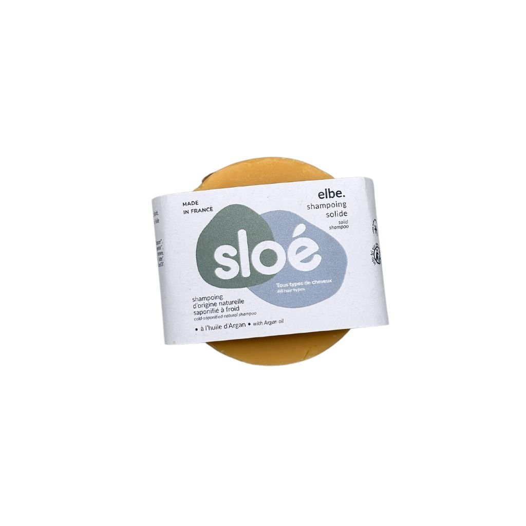 Sloé Shampoing Solide Elbe à l'huile d'argan parfum fleur d'oranger