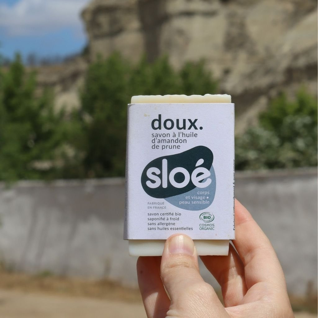 Savon saponifié à froid Bio Sloé Doux Savon à Froid 100 G