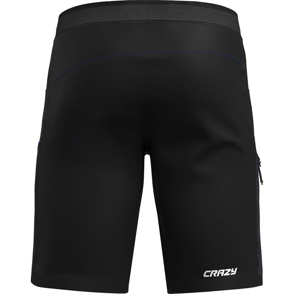 Short de randonnée léger et repisrant Crazy Short Traverse Man - Black