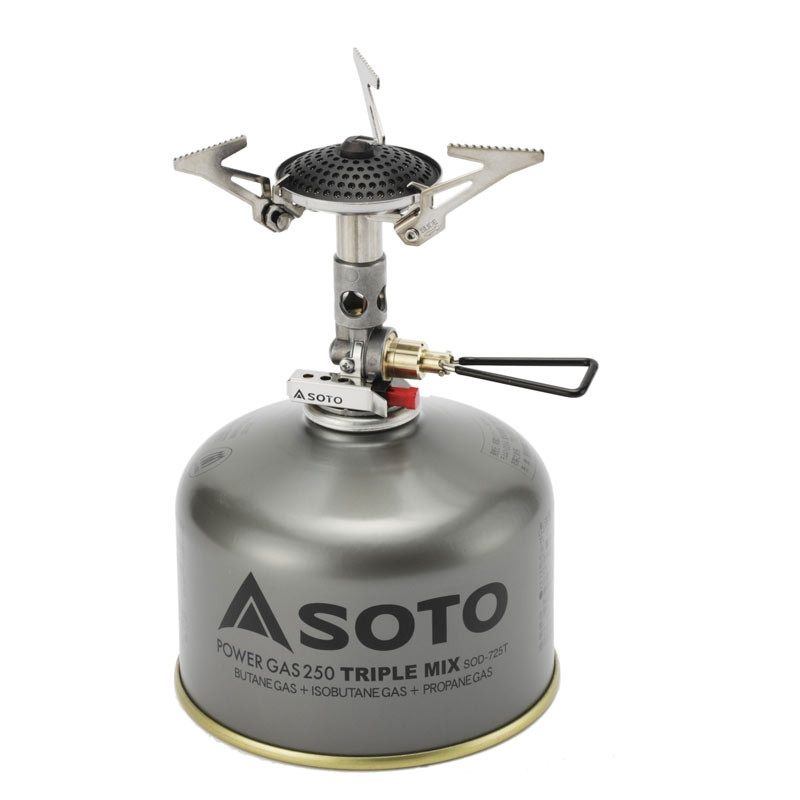 Réchaud De Randonnée SOTO ST-340 Micro Régulateur - Ultra Léger Argent